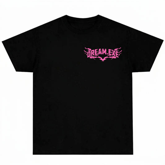 Digital Faith Tee-BLACK & PINK